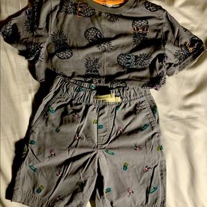 Arizona Jean co Boys 2 piece short set like new